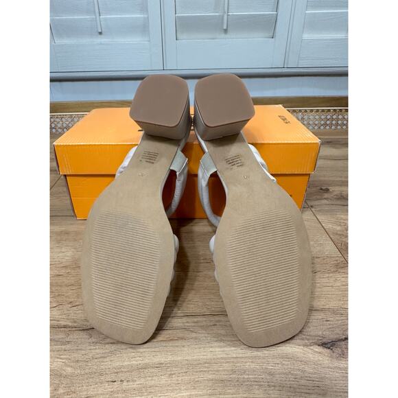 Miz Mooz NYC Oceana Heels Sandals Cream Leather Size 9/9.5 US 40 EU NIB Wedding - Picture 10 of 15